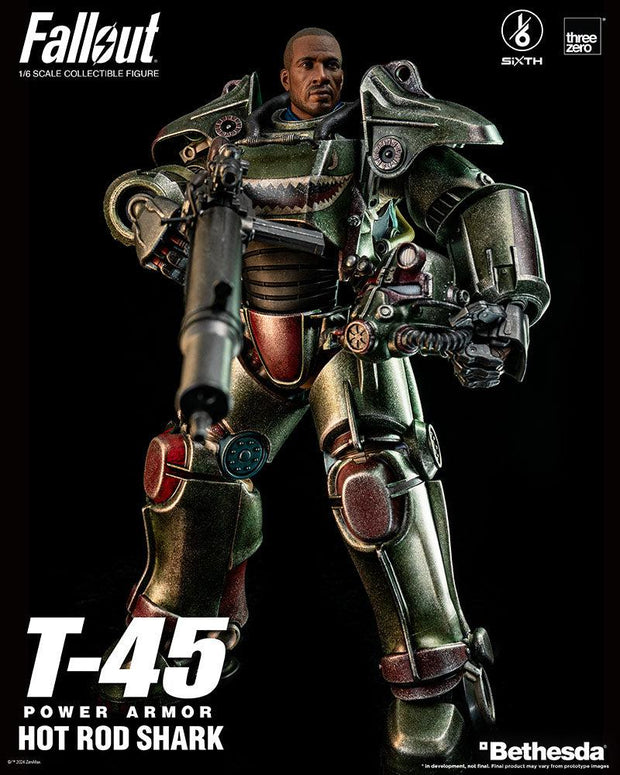 Fallout - T-45 Power Armor Hot Rod Shark 1/6 Scale - Action Figure