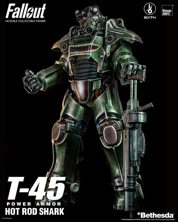 Fallout - T-45 Power Armor Hot Rod Shark 1/6 Scale - Action Figure