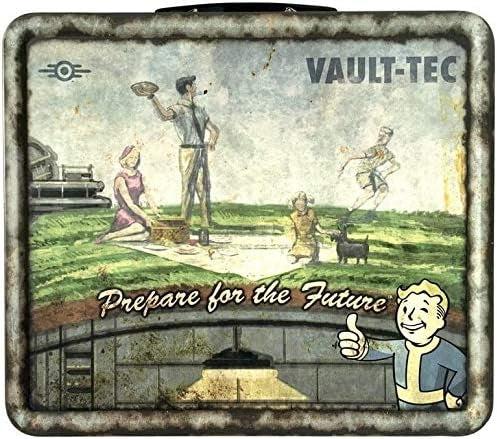 Fallout - Vault-Tec Weathered Tin Tote - Prop Replica