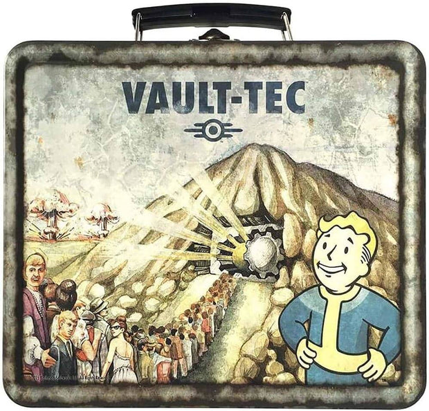 Fallout - Vault-Tec Weathered Tin Tote - Prop Replica